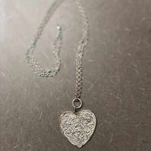 Long Silver Necklace